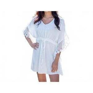 NEW THE ROYAL STANDARD castara cover up in white